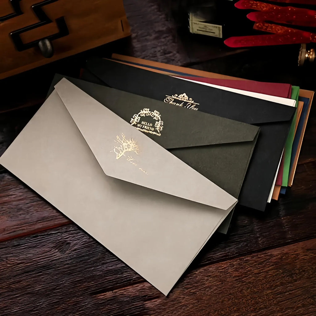 Personalized Watercolor Letter Paper and Envelope Set, Artistic Stationery, Custom Logo Stationery