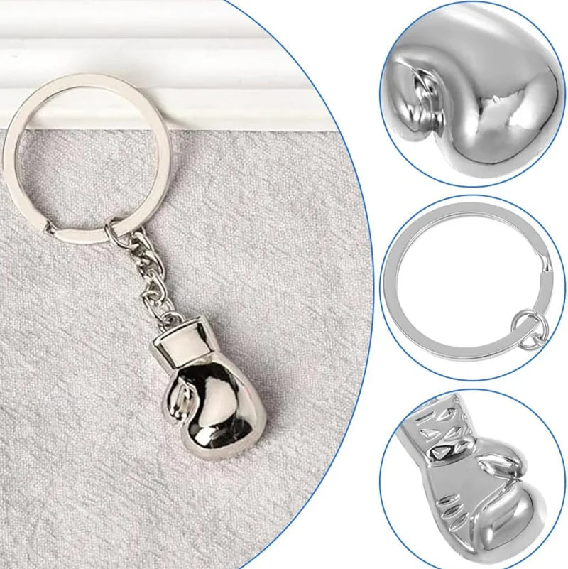 Boxing Glove Metal Keychain