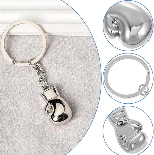 Boxing Glove Metal Keychain