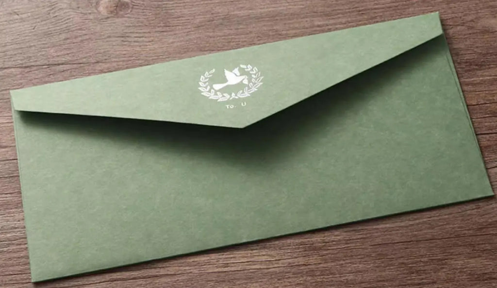 Personalized Watercolor Letter Paper and Envelope Set, Artistic Stationery, Custom Logo Stationery