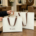 Personalized Branded Gift Bags with Satin Ribbon, Wholesale Luxury Shopping Bags Bulk, Premium Packaging for Boutique Jewelery
