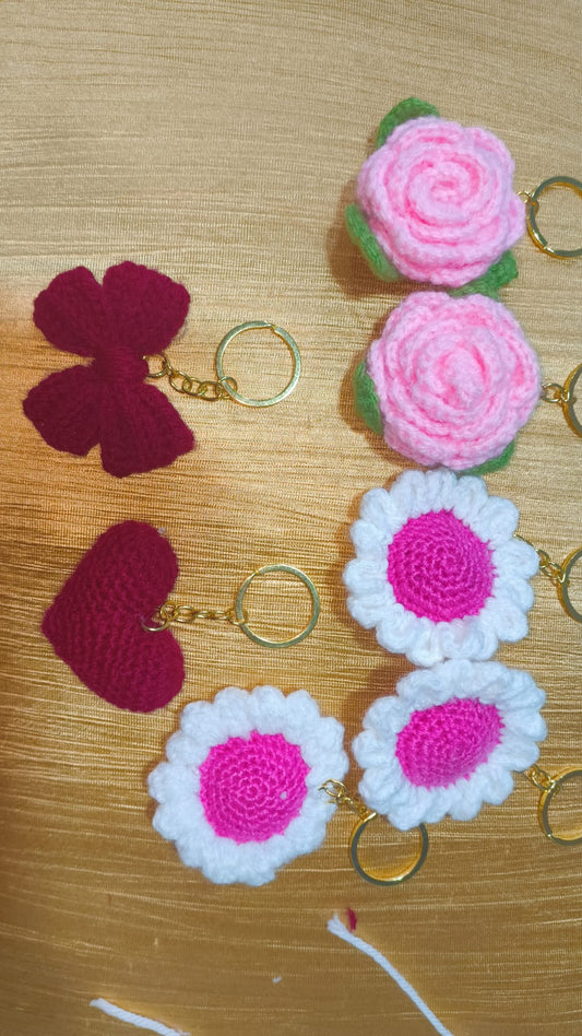 ✨ Handmade Crochet Keychains Collection