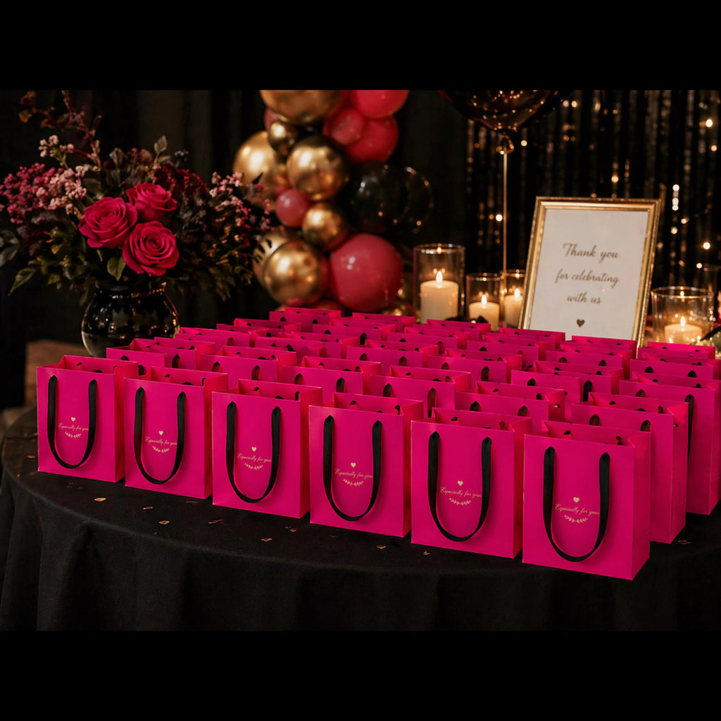 Custom Logo Paper Bags, Luxury Boutique Shopping Bags, Branded Packaging for Small Business, Retail Shopping Bags