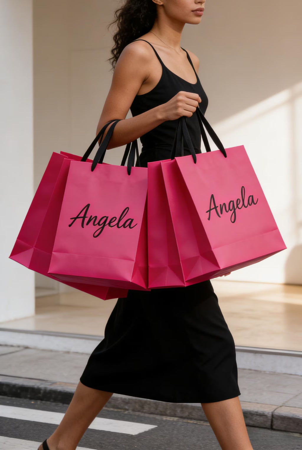 Custom Logo Paper Bags, Luxury Boutique Shopping Bags, Branded Packaging for Small Business, Retail Shopping Bags