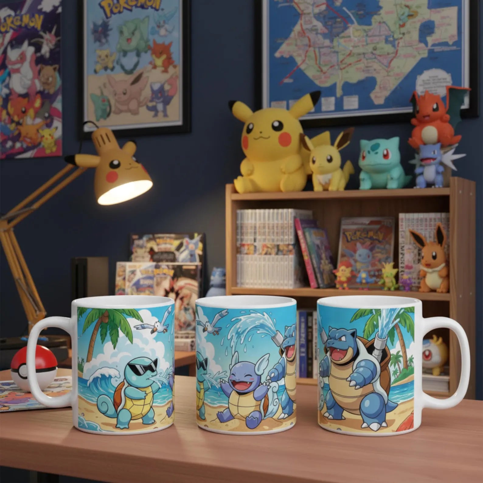 Pokémon Coffee Mug for Kids & Adults | Cute Pokémon Printed Ceramic Tea & Coffee Cup | Anime Mug for Home, Office & School | Birthday Gift for Boys, Girls & Pokémon Fans