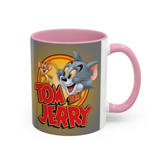 Tom & Jerry Coffee Mug for Kids & Adults | Cute Cartoon Printed Ceramic Tea & Coffee Cup | Funny Anime Mug for Home, Office & School | Birthday Gift for Tom & Jerry Fans