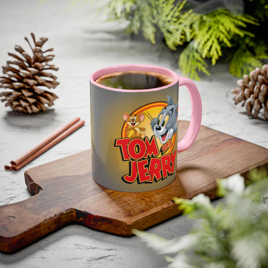Tom & Jerry Coffee Mug for Kids & Adults | Cute Cartoon Printed Ceramic Tea & Coffee Cup | Funny Anime Mug for Home, Office & School | Birthday Gift for Tom & Jerry Fans