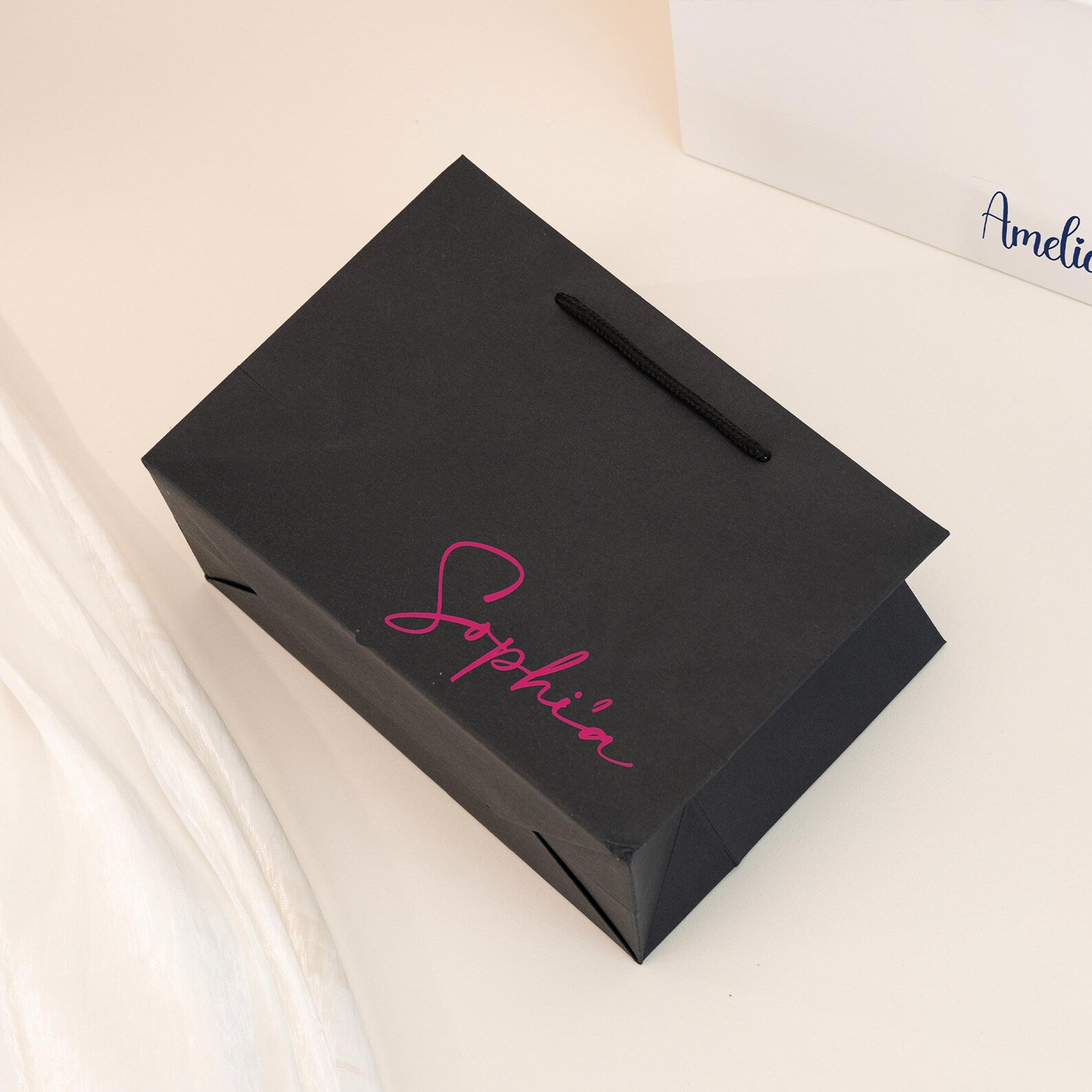 Personalized Bridesmaid Gift Bags, Wedding Gift Bags, Bridal Party Gift Bags, Bachelorette Party Bags, Thank You Gift Bag, Elegant Gift Bags