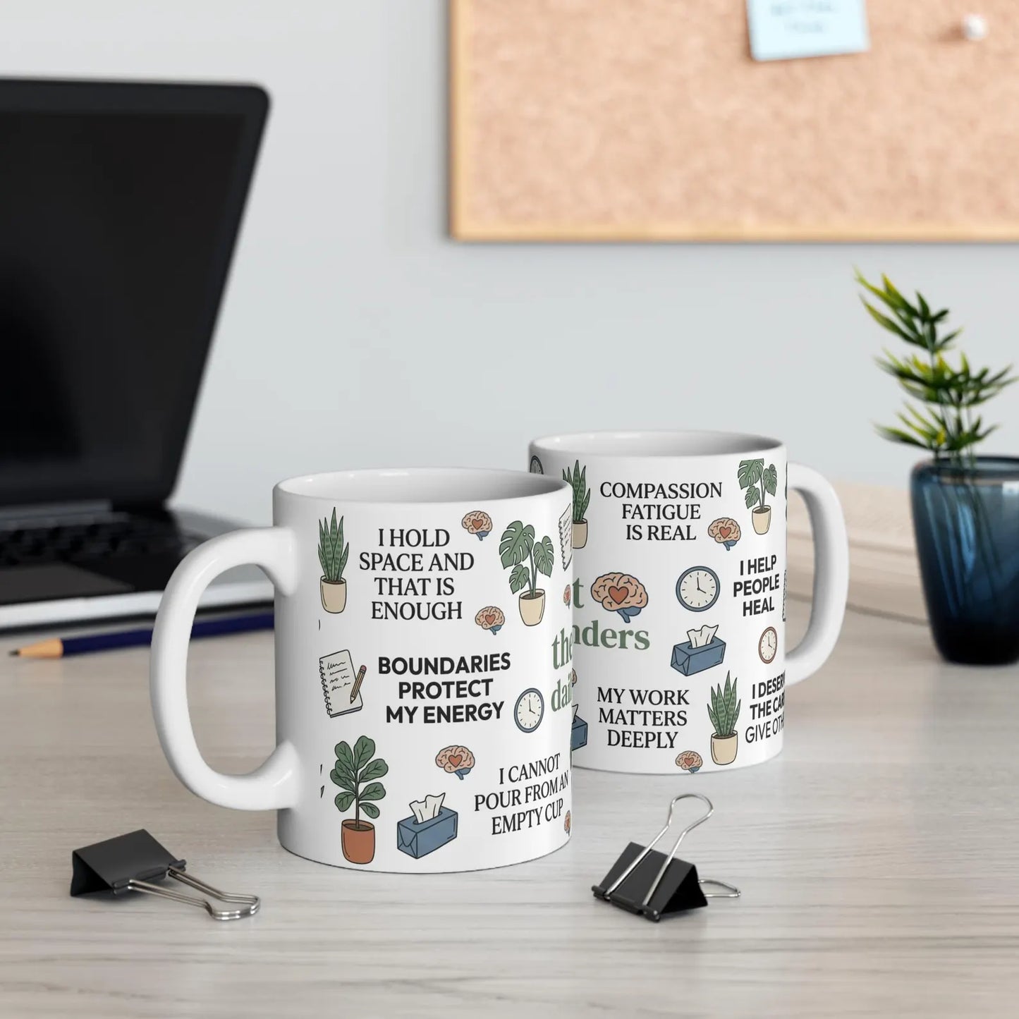 Therapist Affirmation Mug Daily Reminder Therapist Coffee Cup