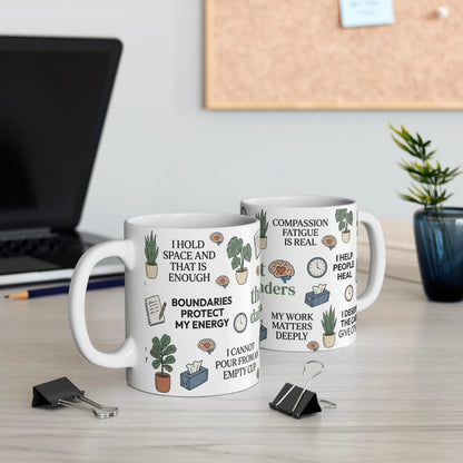 Therapist Affirmation Mug Daily Reminder Therapist Coffee Cup