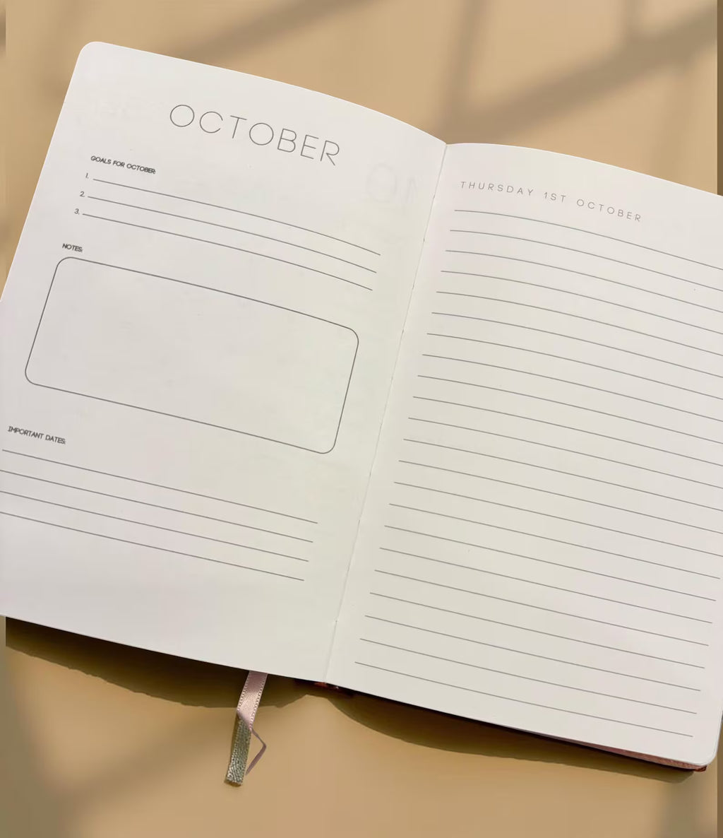 Personalized Diary with Custom Name – Elegant Journal for Writing, Planning & Gift Giving