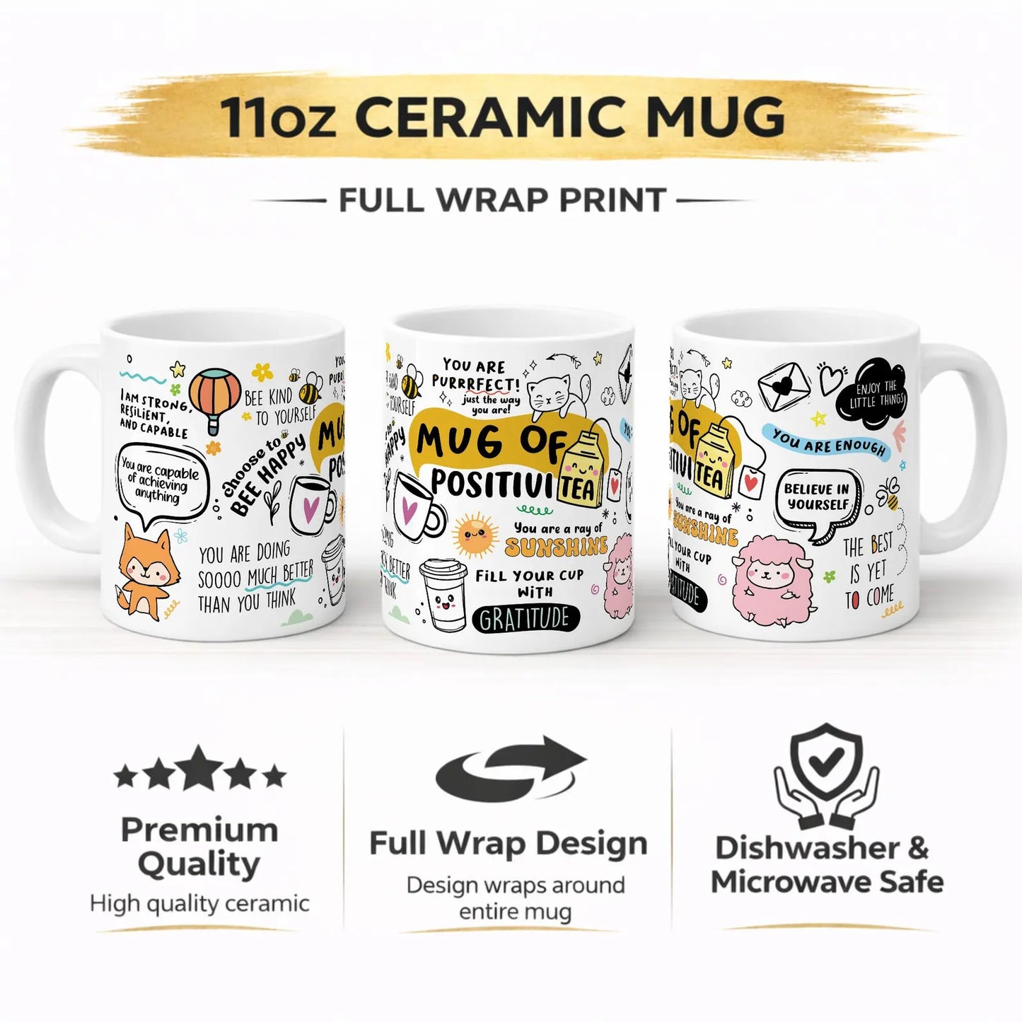 Coffee Mug- Mug of Positivi-Tea