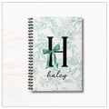 Personalized Floral Monogram Journal – Elegant Lined Notebook for Writing, Planning & Daily Notes