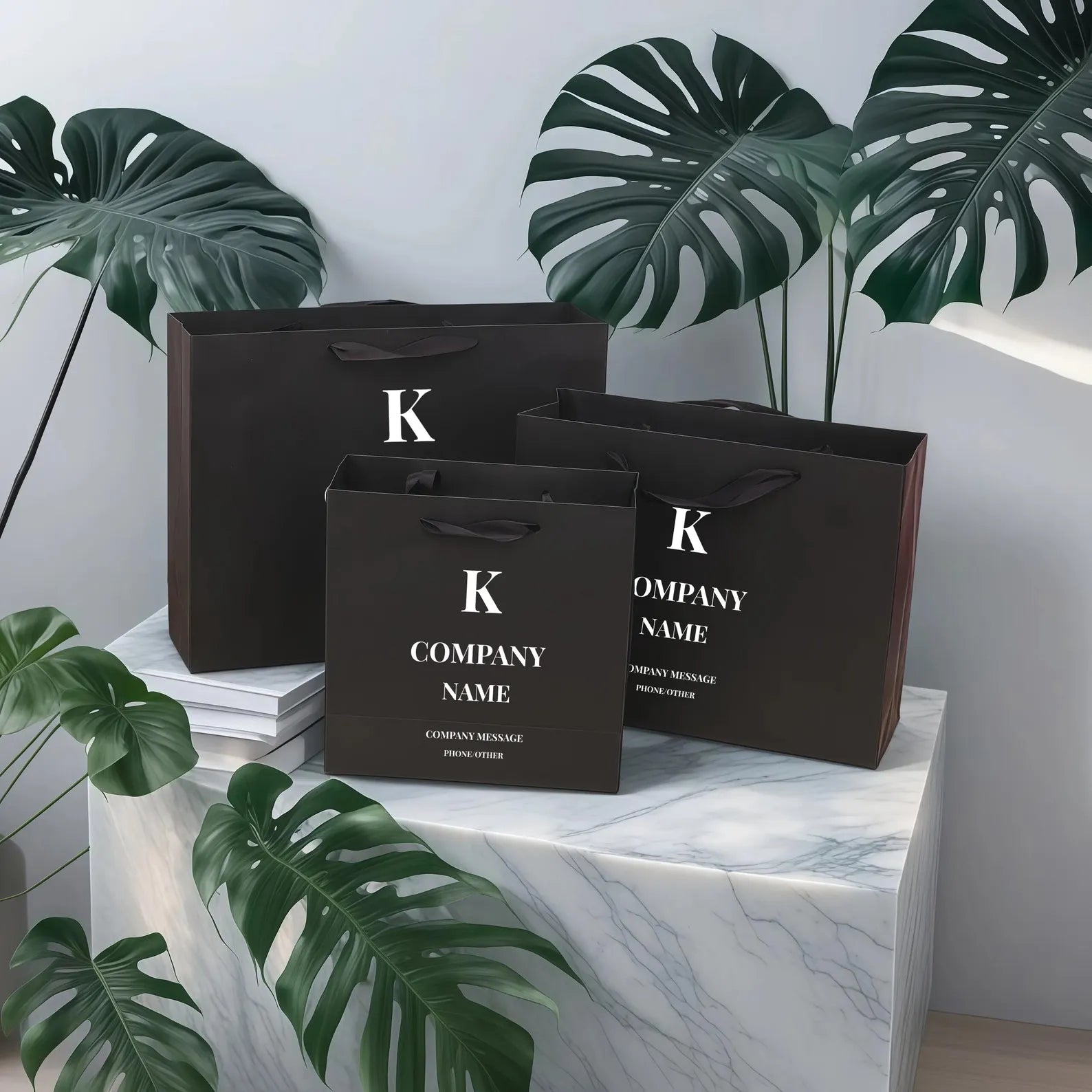 Personalized Business Gift Bags, Any Logo Gift Bag For Clients, Party favor Paper Bag