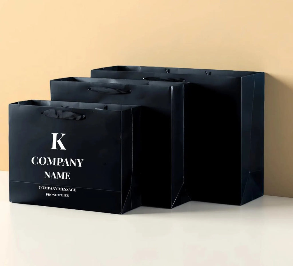 Personalized Business Gift Bags, Any Logo Gift Bag For Clients, Party favor Paper Bag