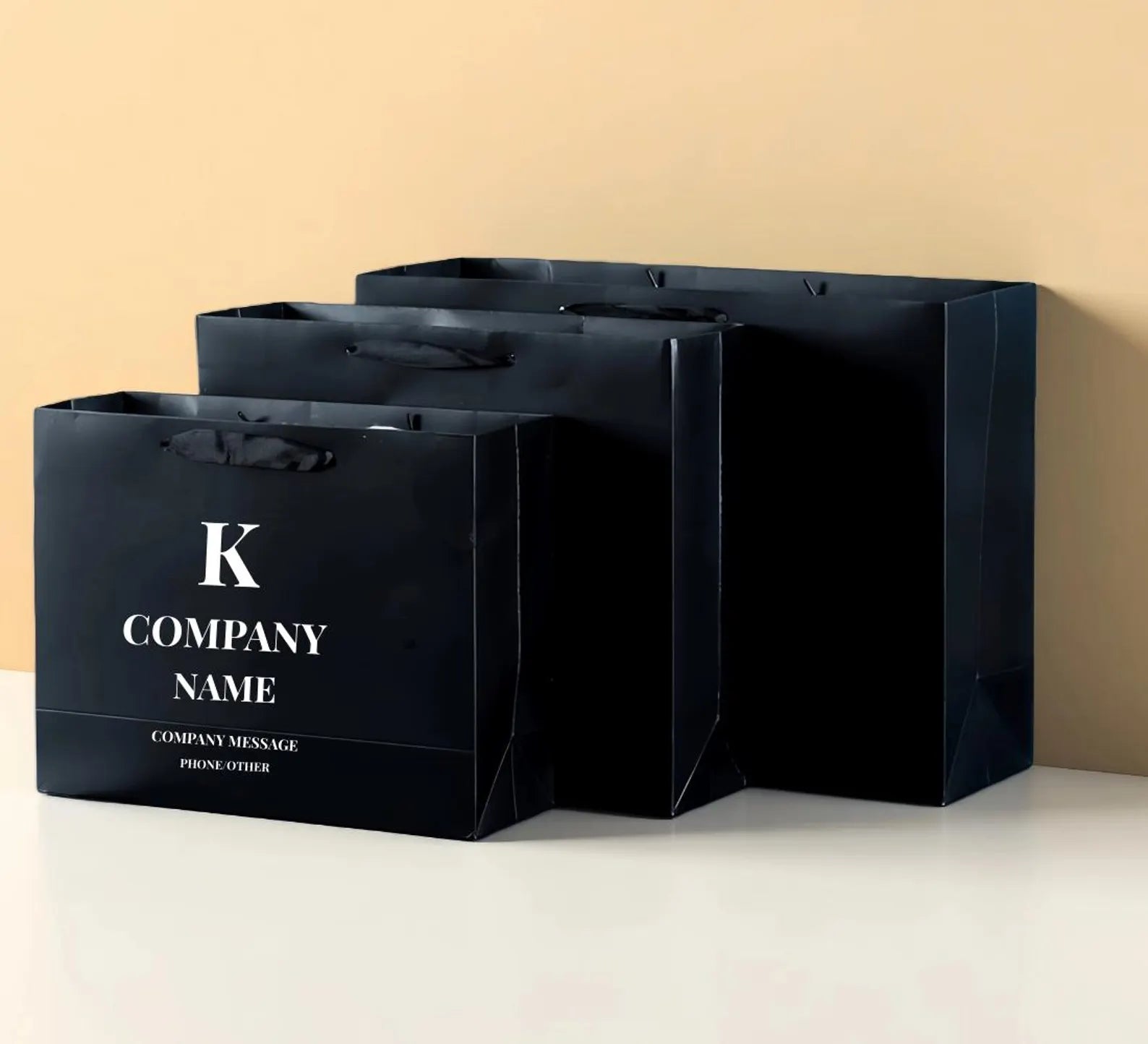 Personalized Business Gift Bags, Any Logo Gift Bag For Clients, Party favor Paper Bag