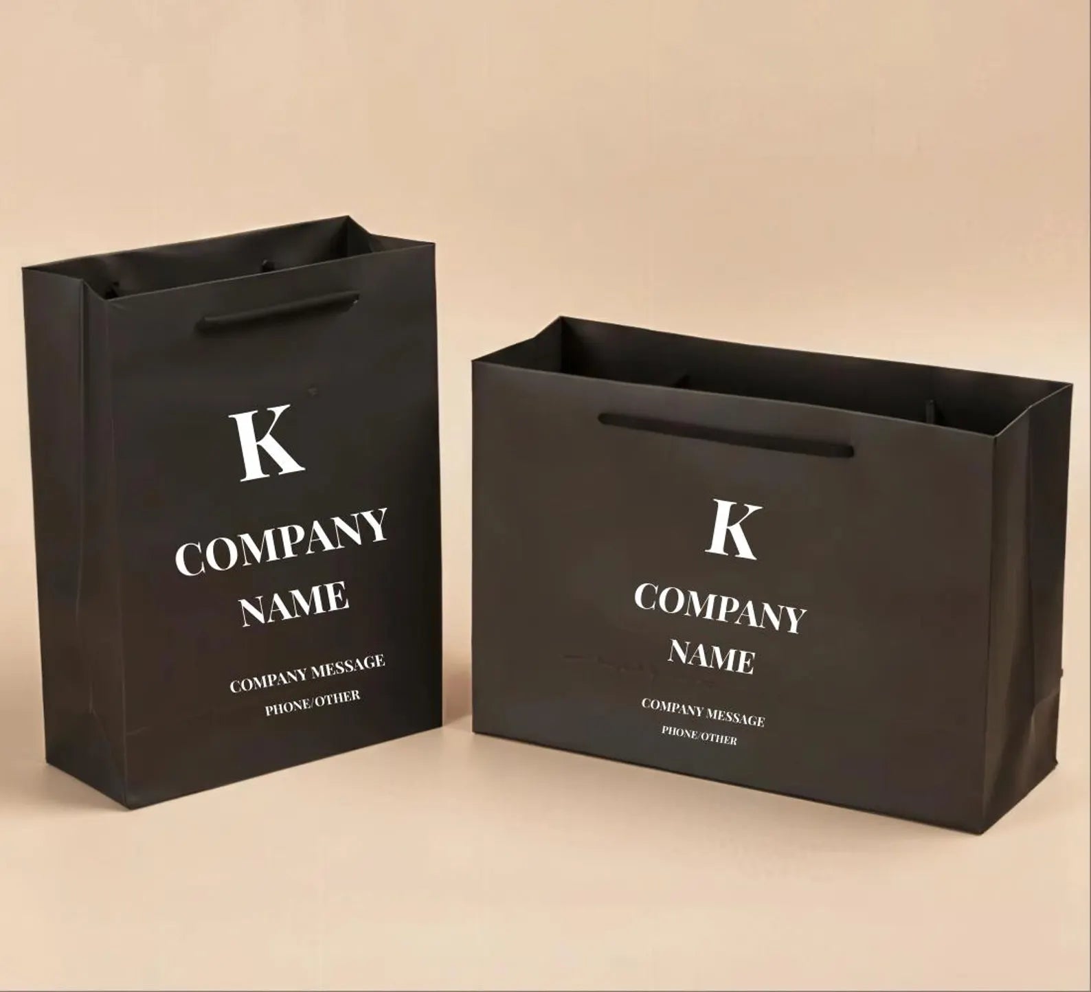 Personalized Business Gift Bags, Any Logo Gift Bag For Clients, Party favor Paper Bag