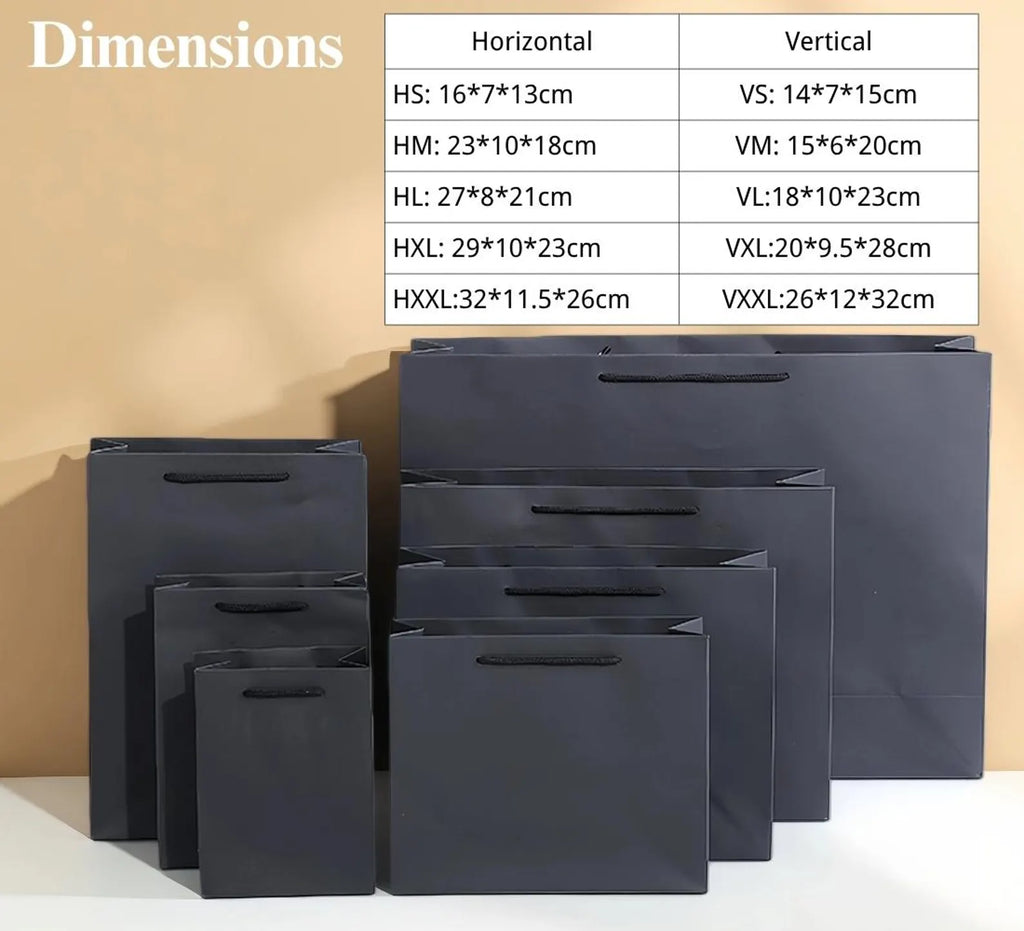 Personalized Business Gift Bags, Any Logo Gift Bag For Clients, Party favor Paper Bag