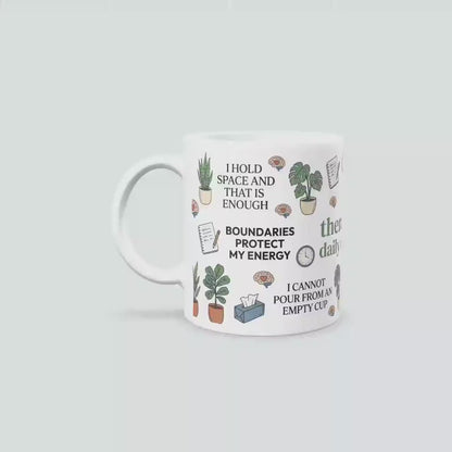 Therapist Affirmation Mug Daily Reminder Therapist Coffee Cup