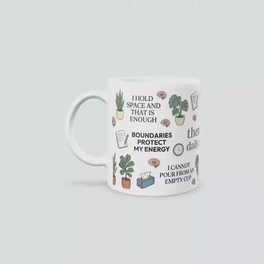 Therapist Affirmation Mug Daily Reminder Therapist Coffee Cup