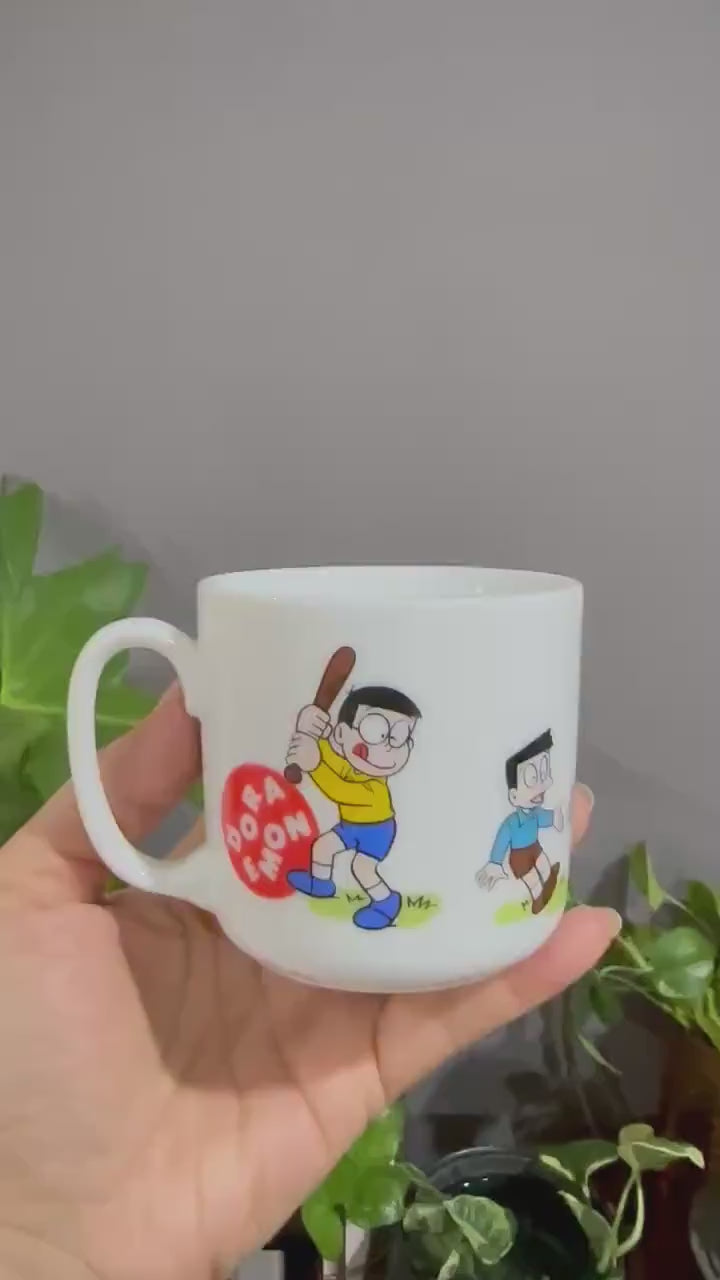 Doraemon Ceramic Coffee & Tea Mug | Cute Cartoon Coffee Cup for Kids | Anime Printed Mug for Milk, Tea & Hot Chocolate | Gift for Boys, Girls & Doraemon Lovers