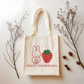 Miffy Strawberry Keychain – Cute Cartoon Bunny Charm for Keys, Bags & Accessories